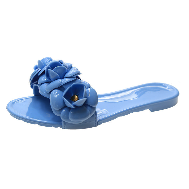 Camellia Jelly Sandals And Slippers Women - Mubimart -  