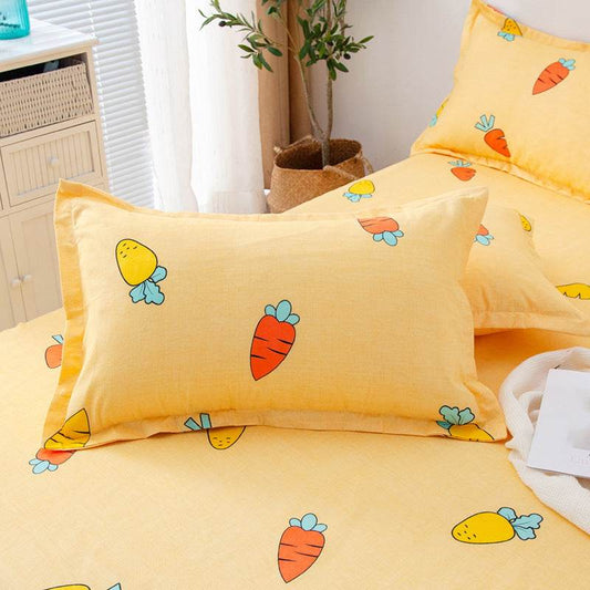 Simple Brushed Pillowcase Pillowcase One Pack - Mubimart