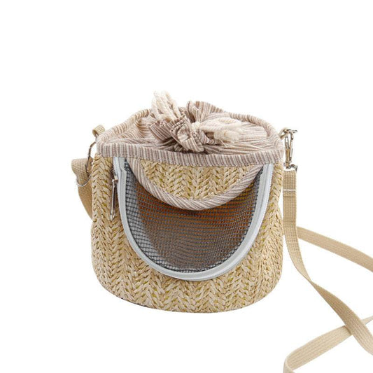 Pet Outing Backpack Hamster Cylinder Satchel - Mubimart
