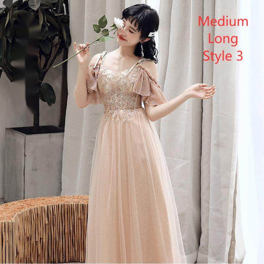Bridesmaid Dress Temperament Sisterhood Wedding Dresses - Mubimart