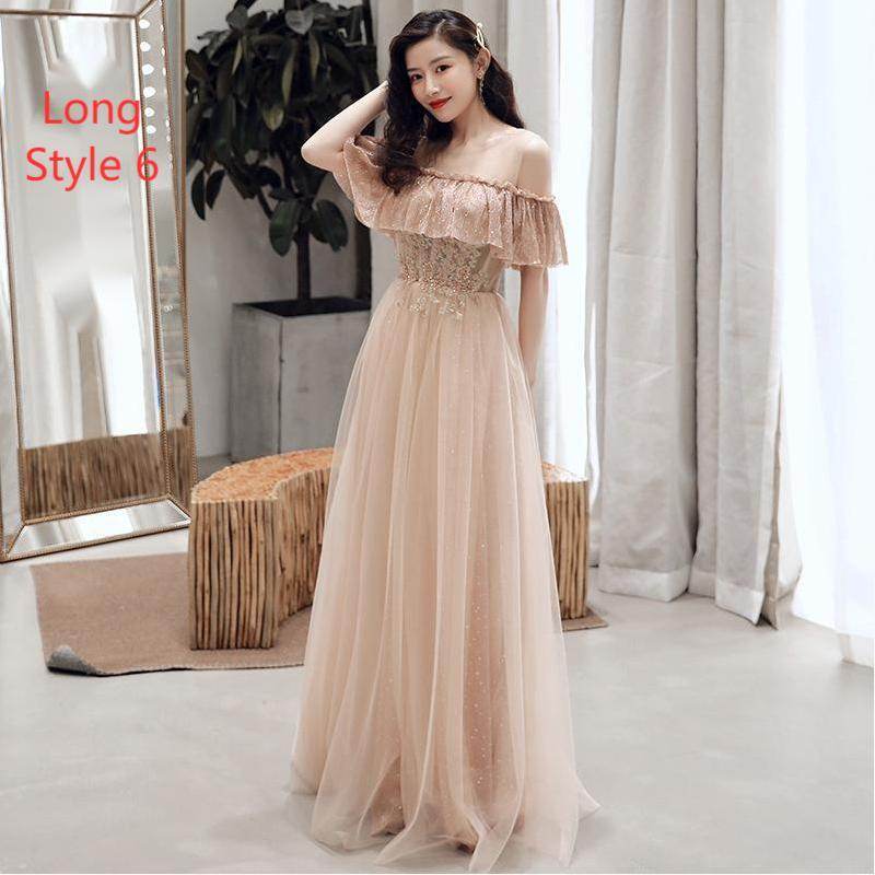 Bridesmaid Dress Temperament Sisterhood Wedding Dresses - Mubimart
