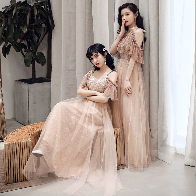 Bridesmaid Dress Temperament Sisterhood Wedding Dresses - Mubimart