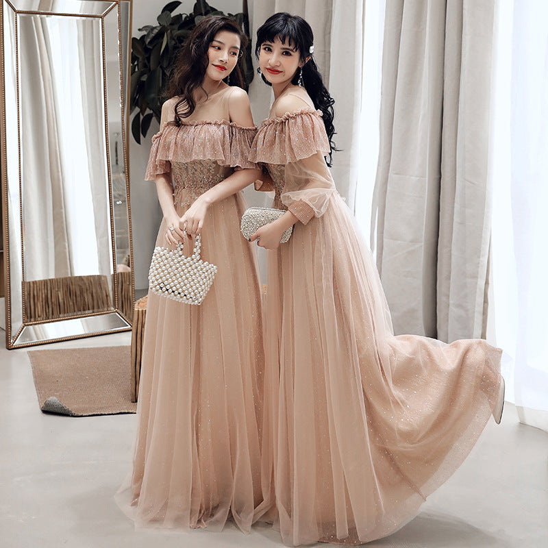 Bridesmaid Dress Temperament Sisterhood Wedding Dresses - Mubimart -  