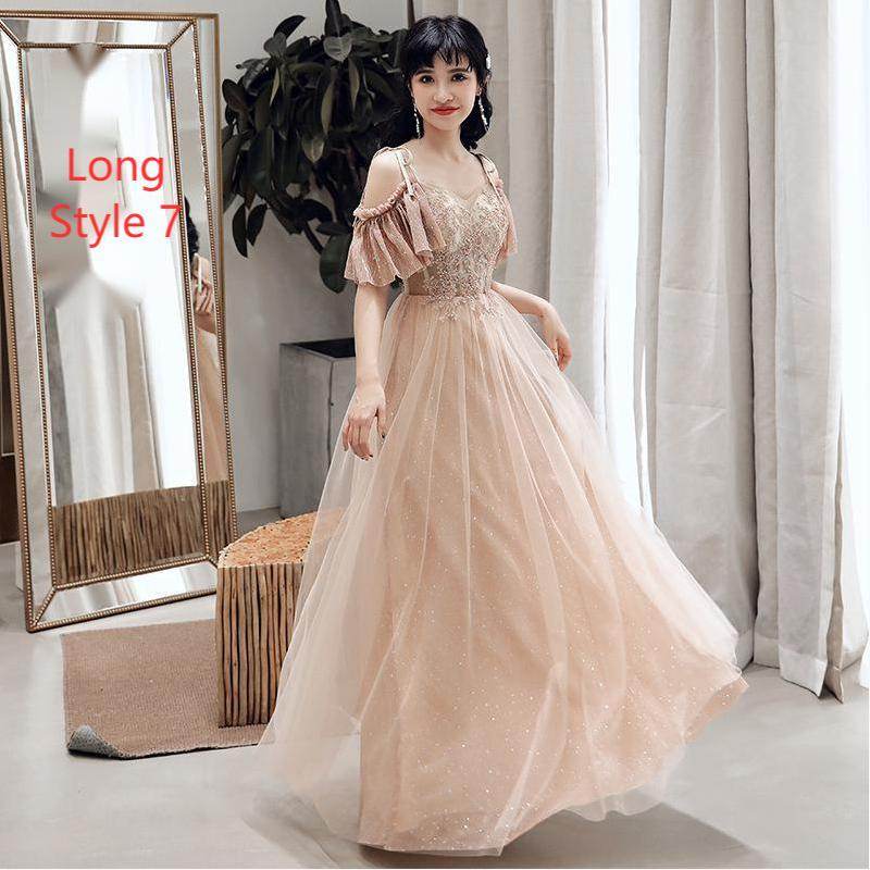 Bridesmaid Dress Temperament Sisterhood Wedding Dresses - Mubimart