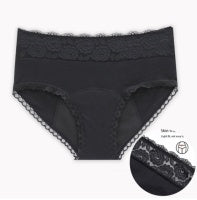 Bamboo Fiber Leak Proof Menstrual Panties Women Underwear - Mubimart - Period panties 