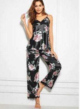 Imitation Silk Nightgown Plus Size Home Underwear Nightdress - Mubimart