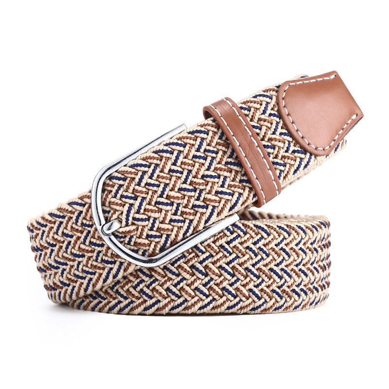 Elastic Woven Belt, Buckle Elastic Belt