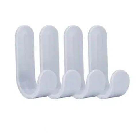 Nail Free Viscose Kitchen Non Marking Adhesive Hooks For Household Door Back Coat Hooks - Mubimart