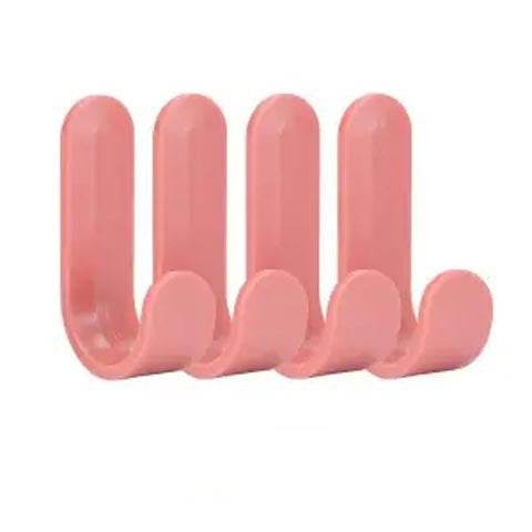 Nail Free Viscose Kitchen Non Marking Adhesive Hooks For Household Door Back Coat Hooks - Mubimart