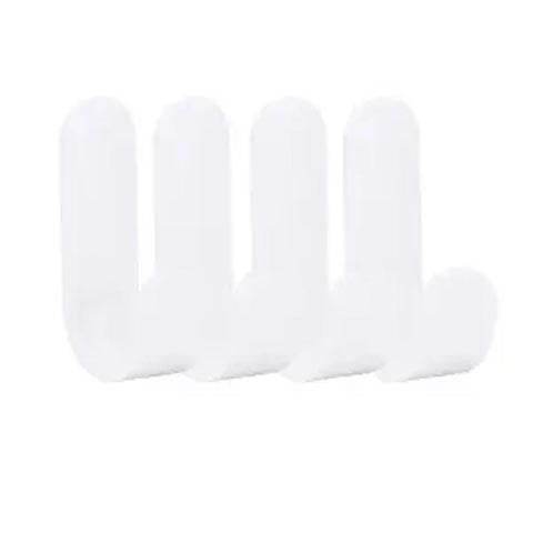 Nail Free Viscose Kitchen Non Marking Adhesive Hooks For Household Door Back Coat Hooks - Mubimart