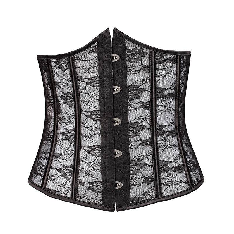 Palace Corset Lace Girdle Waist Clip Shaper - Mubimart
