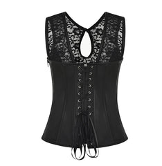 Tight Court Corset Jacquard Lace Corset - Mubimart -  