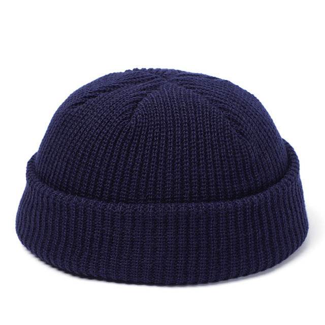 Knitted Hats For Women Skullcap Men Beanie Hat Winter Retro - Mubimart