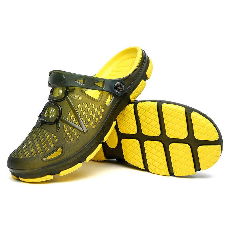 Mens Slip On Garden Mules Clogs Shoes Outdoor Sport Sandals Beach Water Slippers - Mubimart