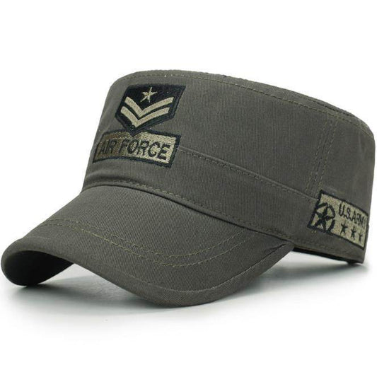 Outdoor Sun Hat Camouflage Army Cap Men's Flat Cap - Mubimart