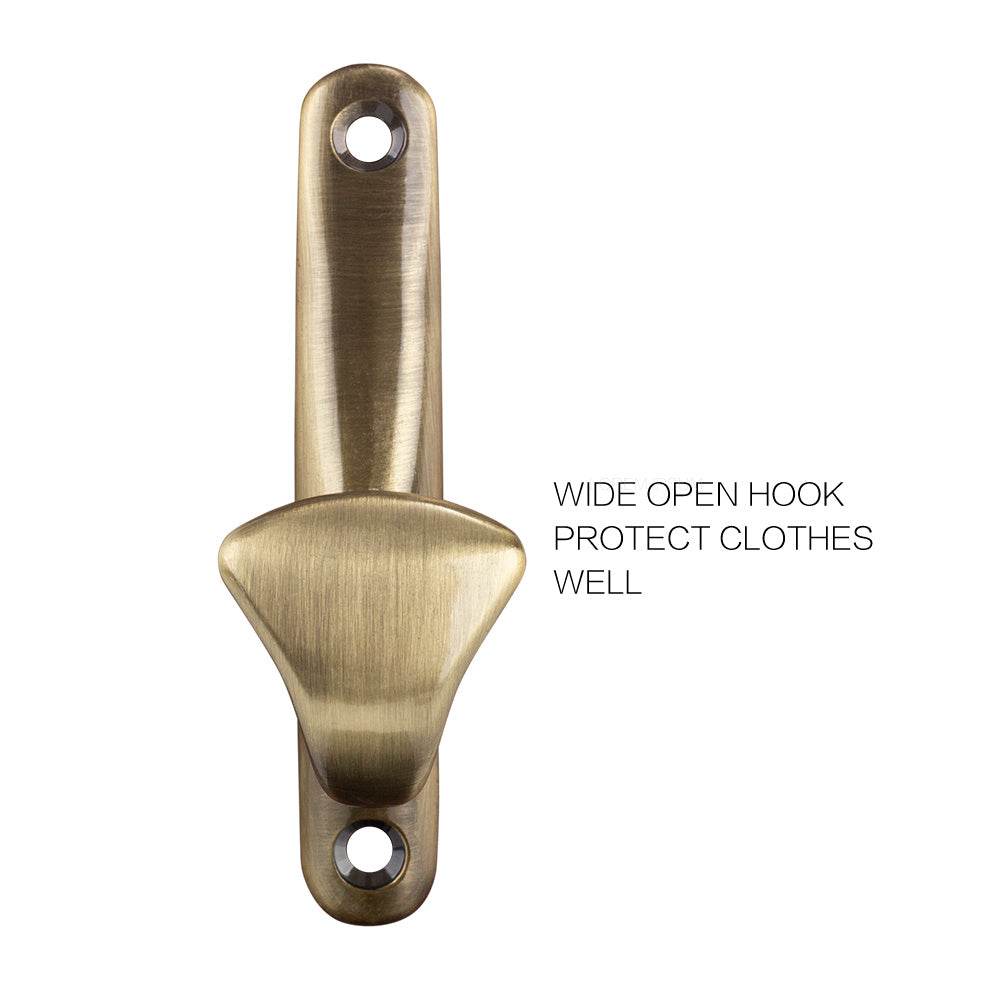 Simple Single Hook Coat Hook Wall Hook Wardrobe Indoor Bedroom Coat Hook - Mubimart