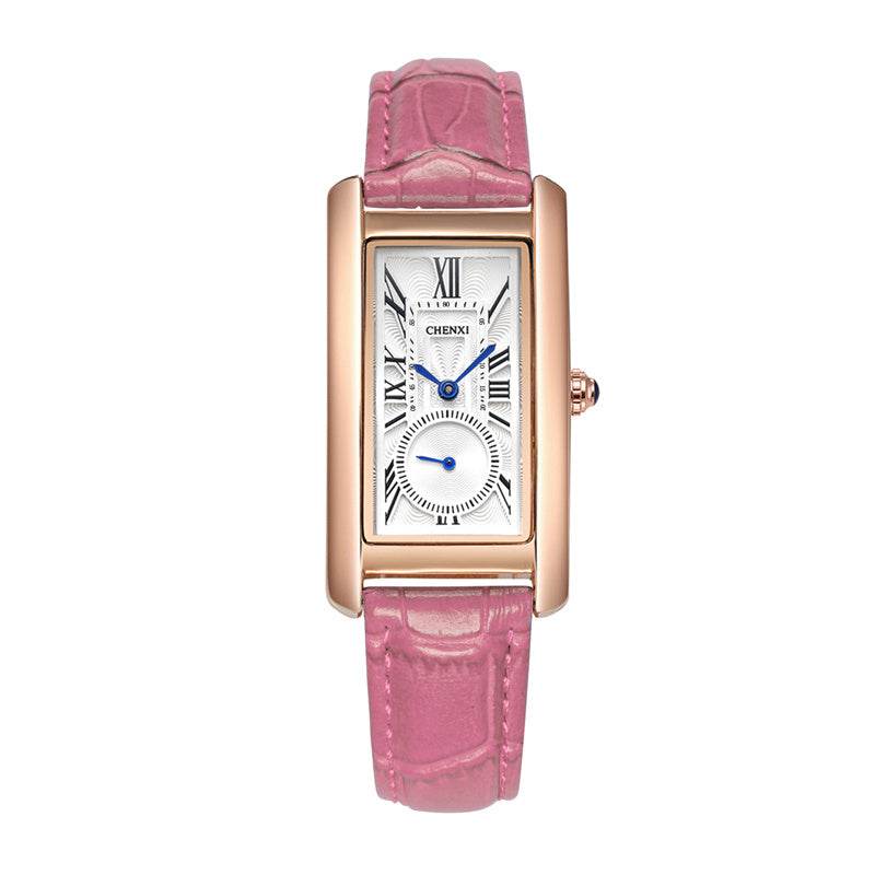 Reloj New Luxury Women Watch Leather Waterproof Rectangle Watch For Women - Mubimart