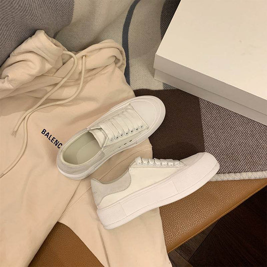 Casual Shoes All-Match White Shoes Women Canvas Shoes - Mubimart