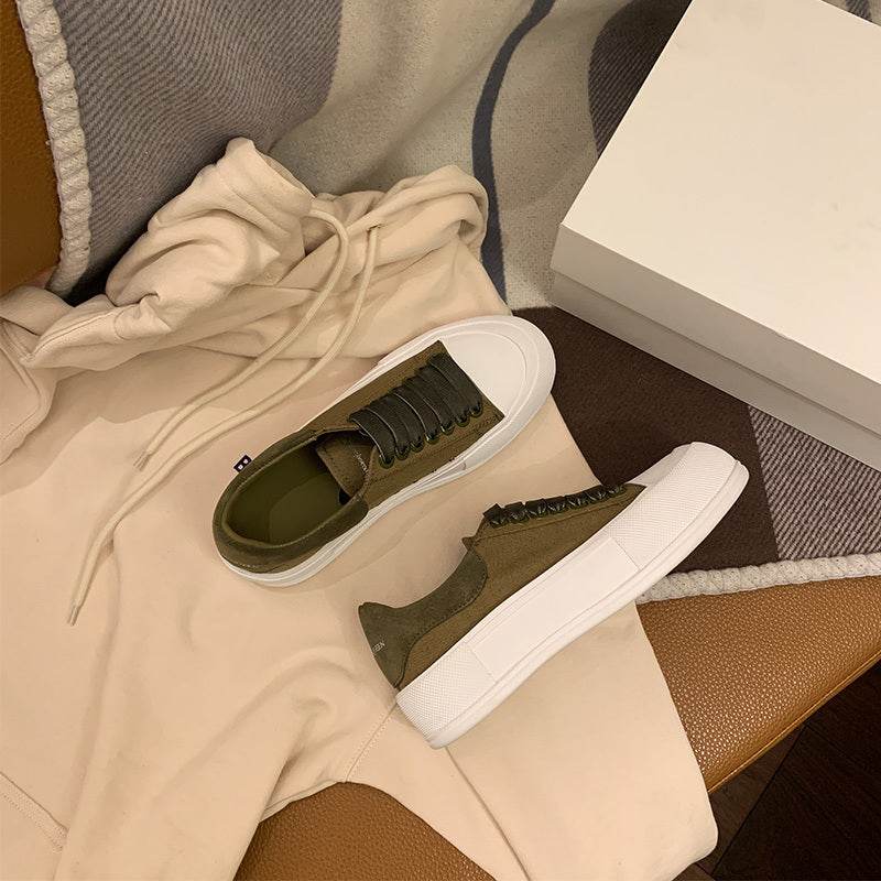 Casual Shoes All-Match White Shoes Women Canvas Shoes - Mubimart
