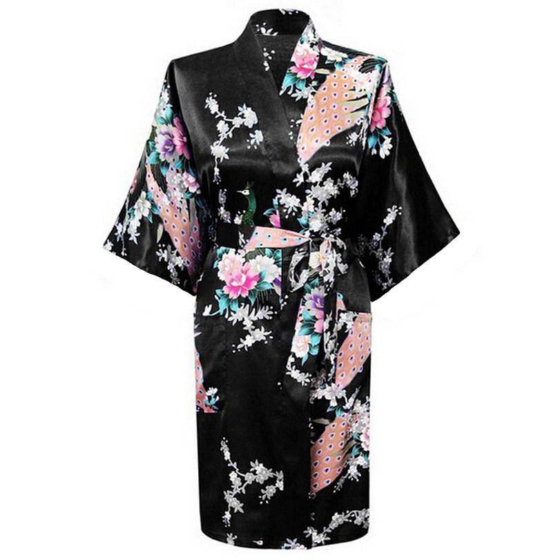 Robes Women Nightwear Flower Home Clothes Intimate - Mubimart