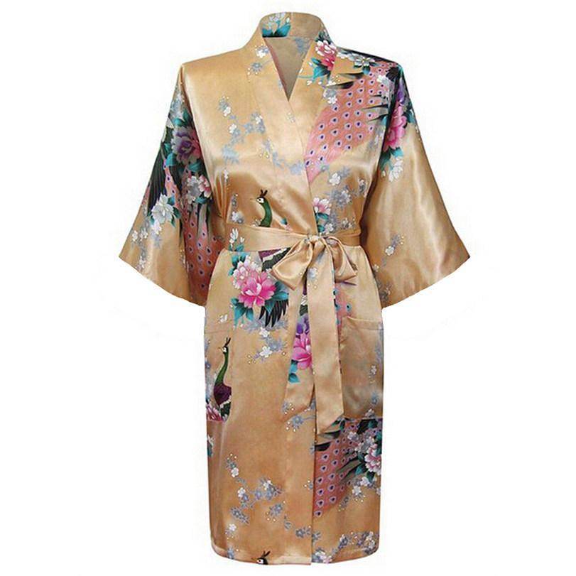 Robes Women Nightwear Flower Home Clothes Intimate - Mubimart