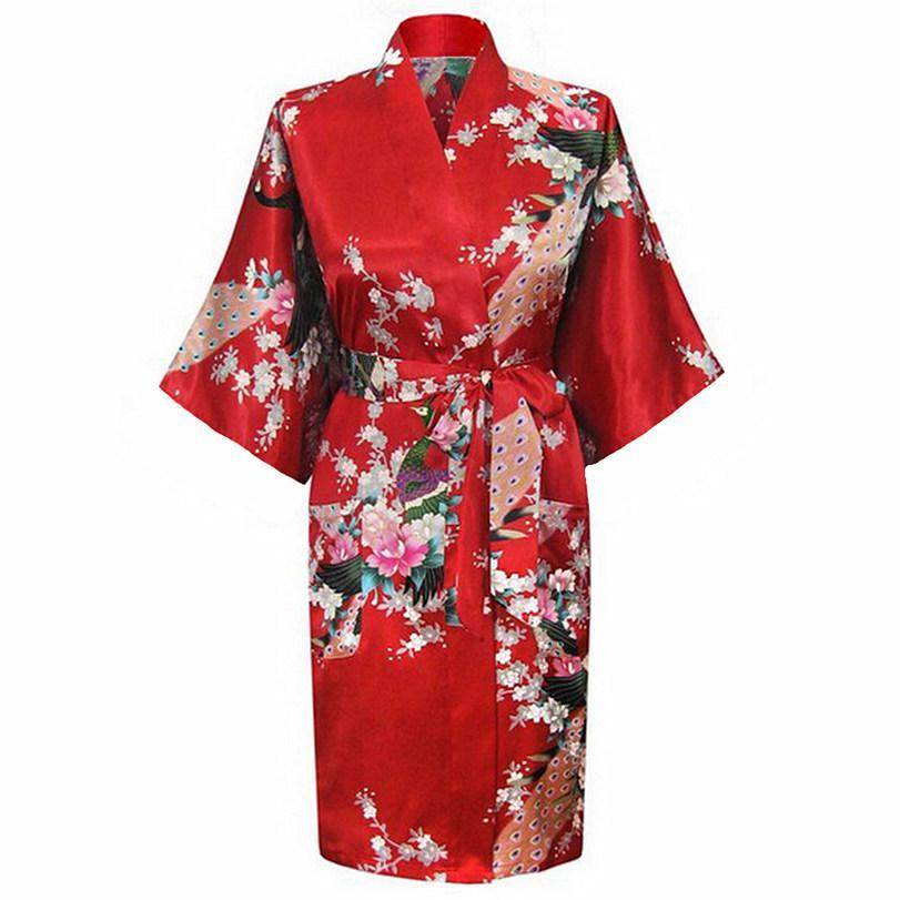 Robes Women Nightwear Flower Home Clothes Intimate - Mubimart