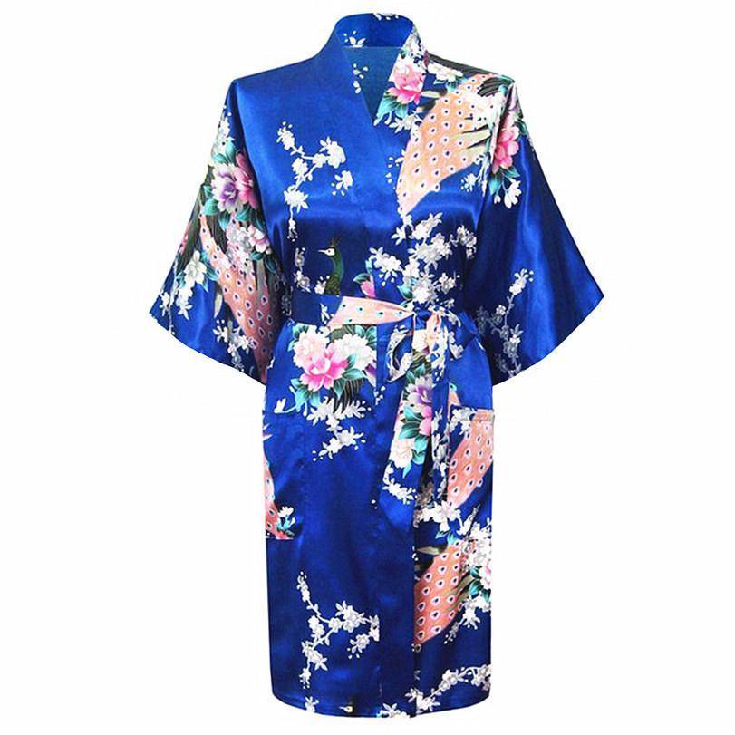 Robes Women Nightwear Flower Home Clothes Intimate - Mubimart
