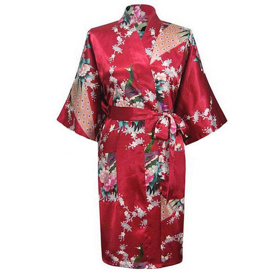 Robes Women Nightwear Flower Home Clothes Intimate - Mubimart