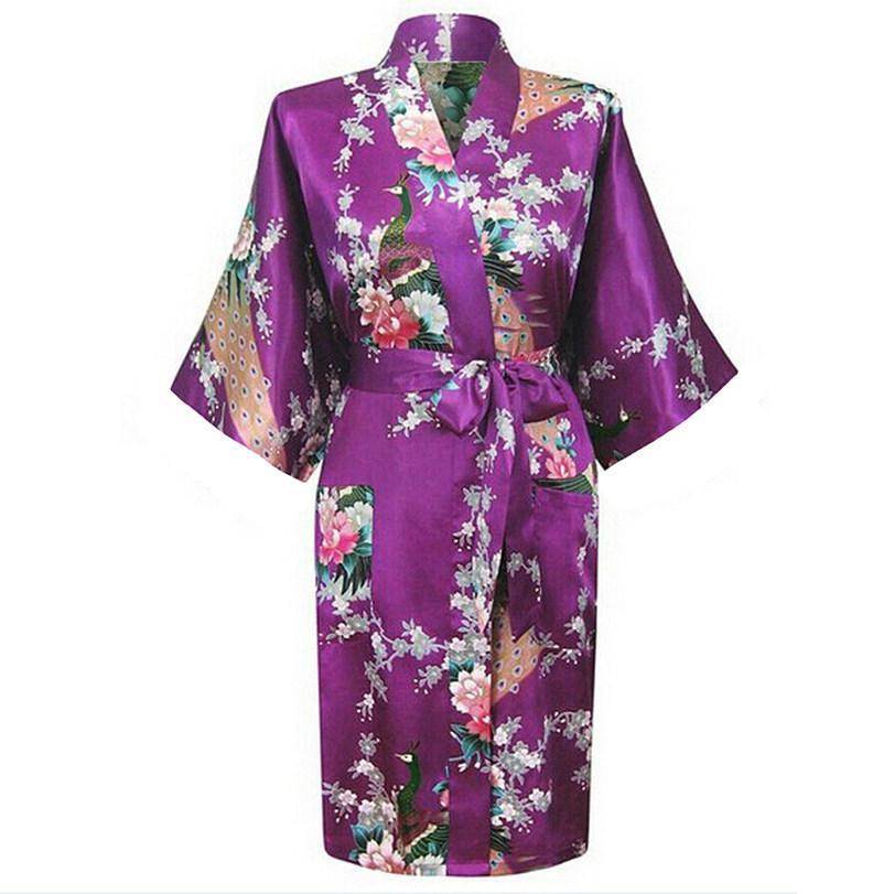 Robes Women Nightwear Flower Home Clothes Intimate - Mubimart