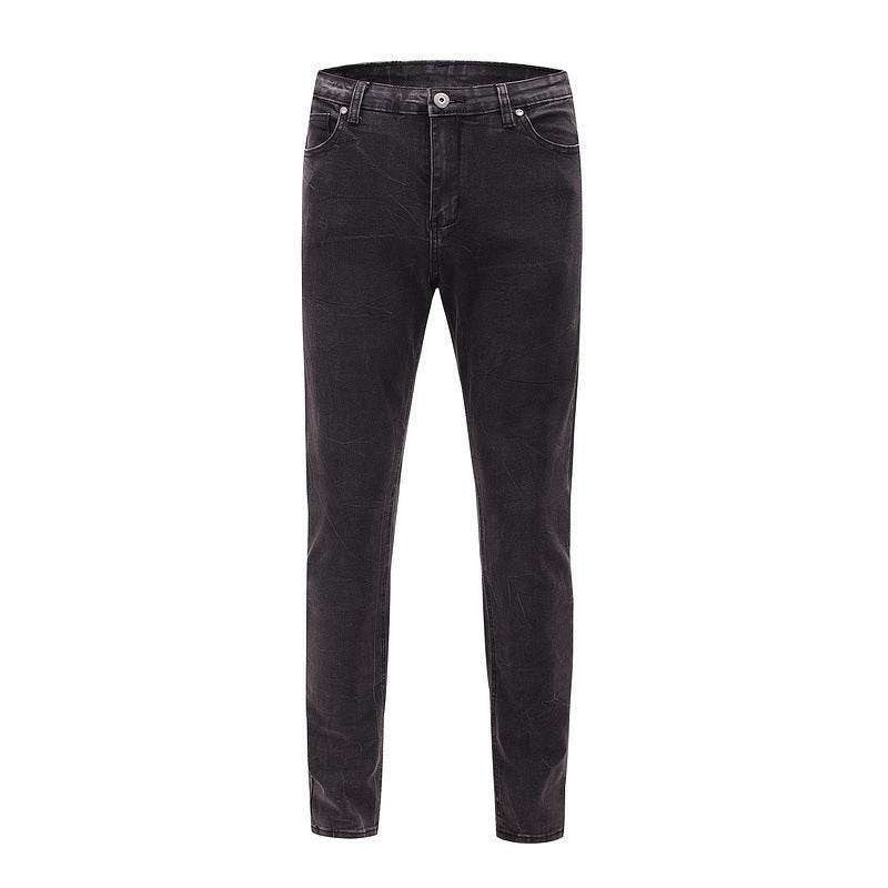 Snowflake washed slim-fit jeans - Mubimart