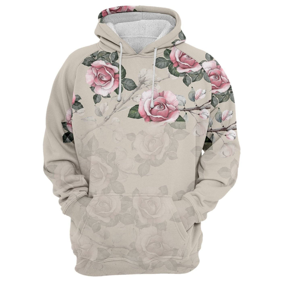 Digital Print Hooded Sweatshirt Loose Plus Size Baseball Uniform - Mubimart - Sweatshirt 