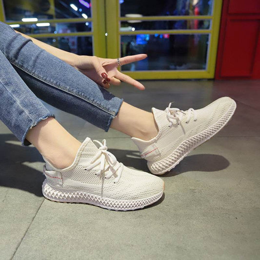 Fashion Candy Color Women Sneakers Tenis Feminino Casual Shoes Women Breathable Mesh Sneakers Women Yellow Red Basket Femme - Mubimart