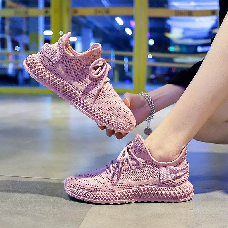 Fashion Candy Color Women Sneakers Tenis Feminino Casual Shoes Women Breathable Mesh Sneakers Women Yellow Red Basket Femme - Mubimart
