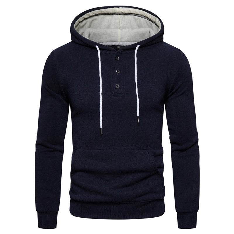 New Autumn Winter Cotton Hoodied Mens Sweatshirts - Mubimart