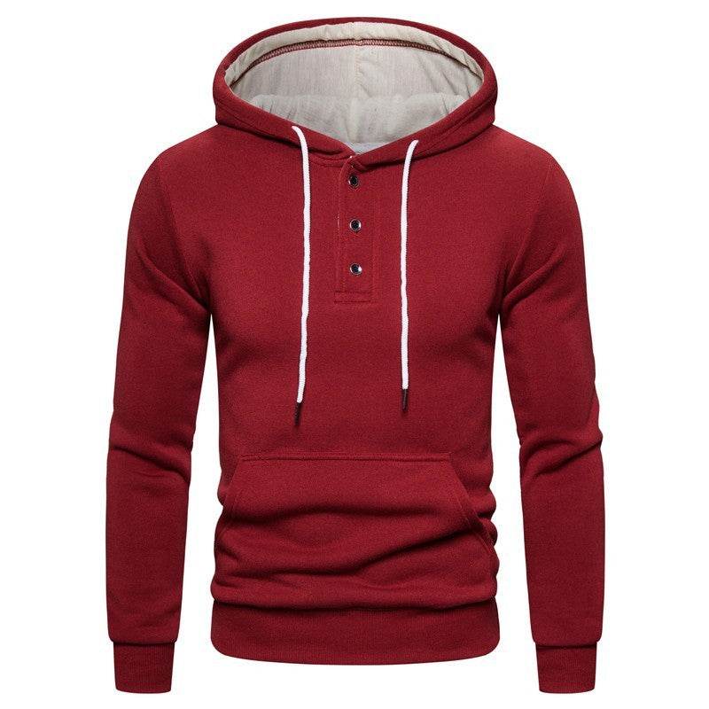 New Autumn Winter Cotton Hoodied Mens Sweatshirts - Mubimart