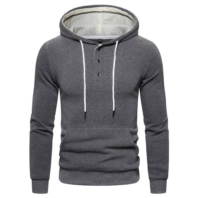 New Autumn Winter Cotton Hoodied Mens Sweatshirts - Mubimart