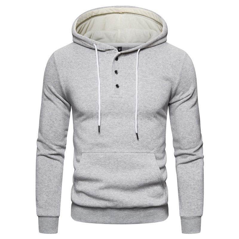 New Autumn Winter Cotton Hoodied Mens Sweatshirts - Mubimart