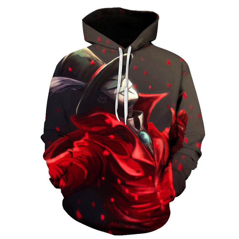 Spring and Autumn Men's 3D Sweatshirt European and American Plus Size Couple Hoodie - Mubimart