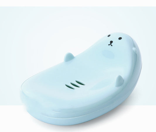 Cartoon Soap Dish Bathroom Drain Soap Holder