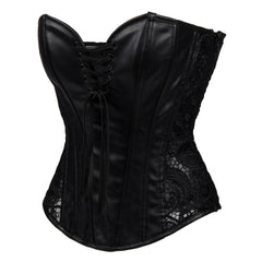 Plastic Top Hollow Sexy Belly Corset - Mubimart -  