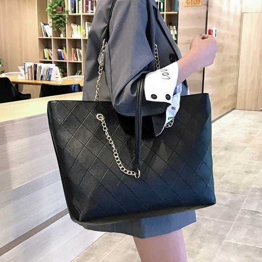 Double-sided Single Shoulder Handbag Women Tote Bag - Mubimart