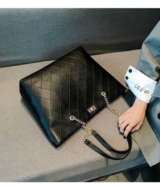 Double-sided Single Shoulder Handbag Women Tote Bag - Mubimart