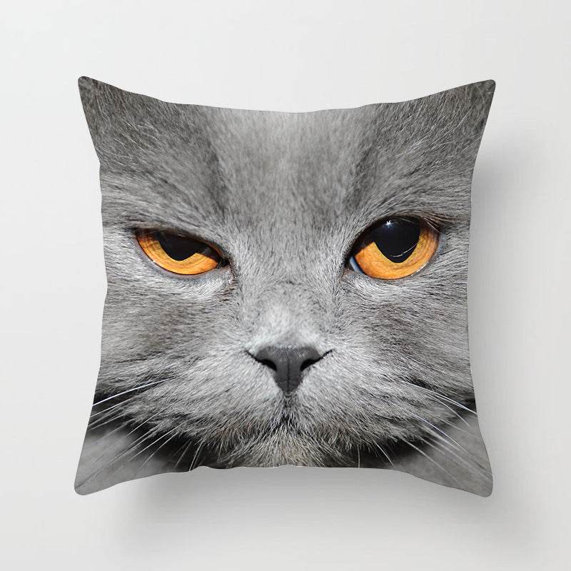 Pet Cat Peach Skin Pillowcase Waist Pillowcase - Mubimart