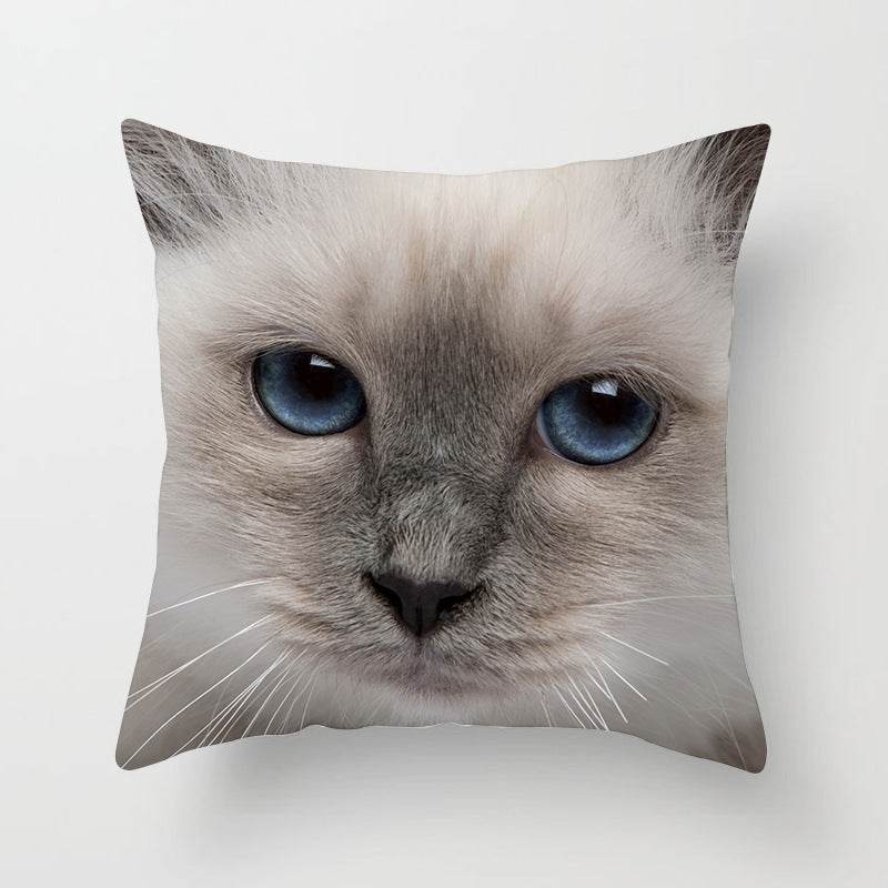 Pet Cat Peach Skin Pillowcase Waist Pillowcase - Mubimart