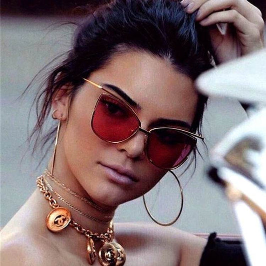 Personalized Cat Eye Sunglasses FashionTrendSunglasses - Mubimart