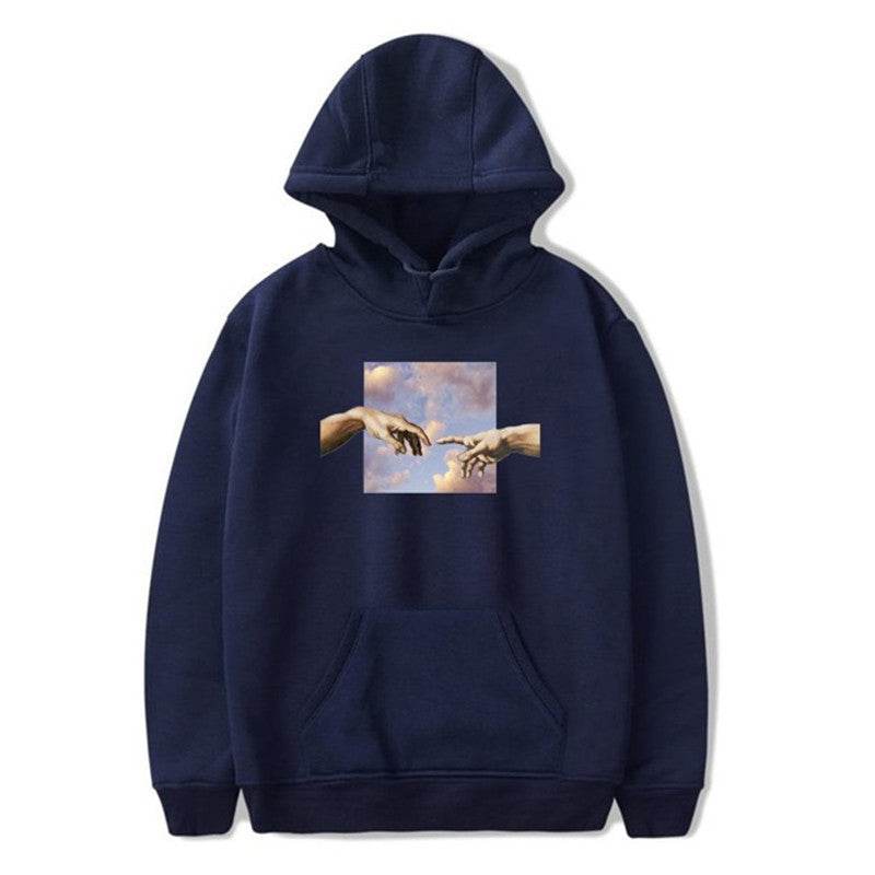 Men's Hooded Sweatshirts Fit Loose Sweatshirts - Mubimart