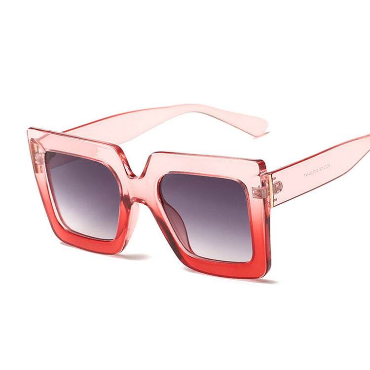 Women's Oversized Square Frame Sunglasses - Mubimart
