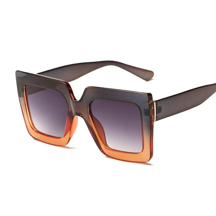 Women's Oversized Square Frame Sunglasses - Mubimart