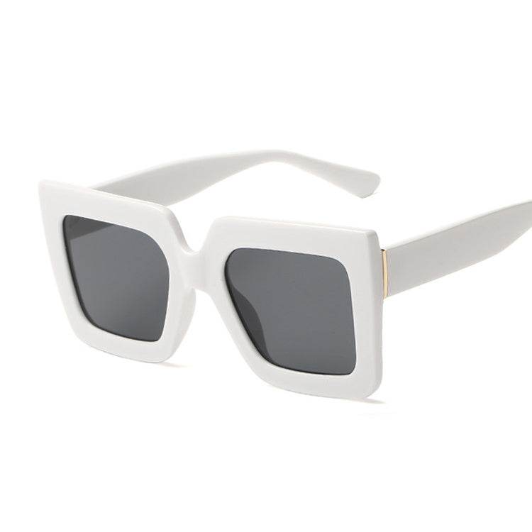 Women's Oversized Square Frame Sunglasses - Mubimart