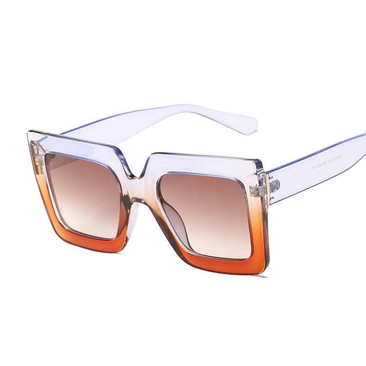 Women's Oversized Square Frame Sunglasses - Mubimart